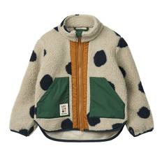 Liewood Fleecejakke - Noam - Spot Dots/Mist - Liewood - 1½ år (86) - Fleecejakke