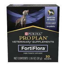 PURINA PRO PLAN FortiFlora Hund | 30 x 1 g | Ergänzungsfuttermittel für ausgewachsene Hunde und Welpen