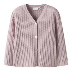 Name It Cardigan - Stickad -NbfKind - Polerad Lilac - Name It - 1½ år (86) - Cardigan