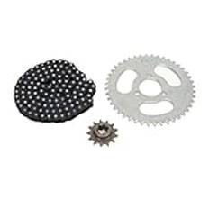 EVTSCAN Mini Sprocket Kit, 13T framdrev, 44T bakdrev, 116 Link T8F-kedja, högpresterande, robust för terränghjulingar, motorcyklar, off-road användning