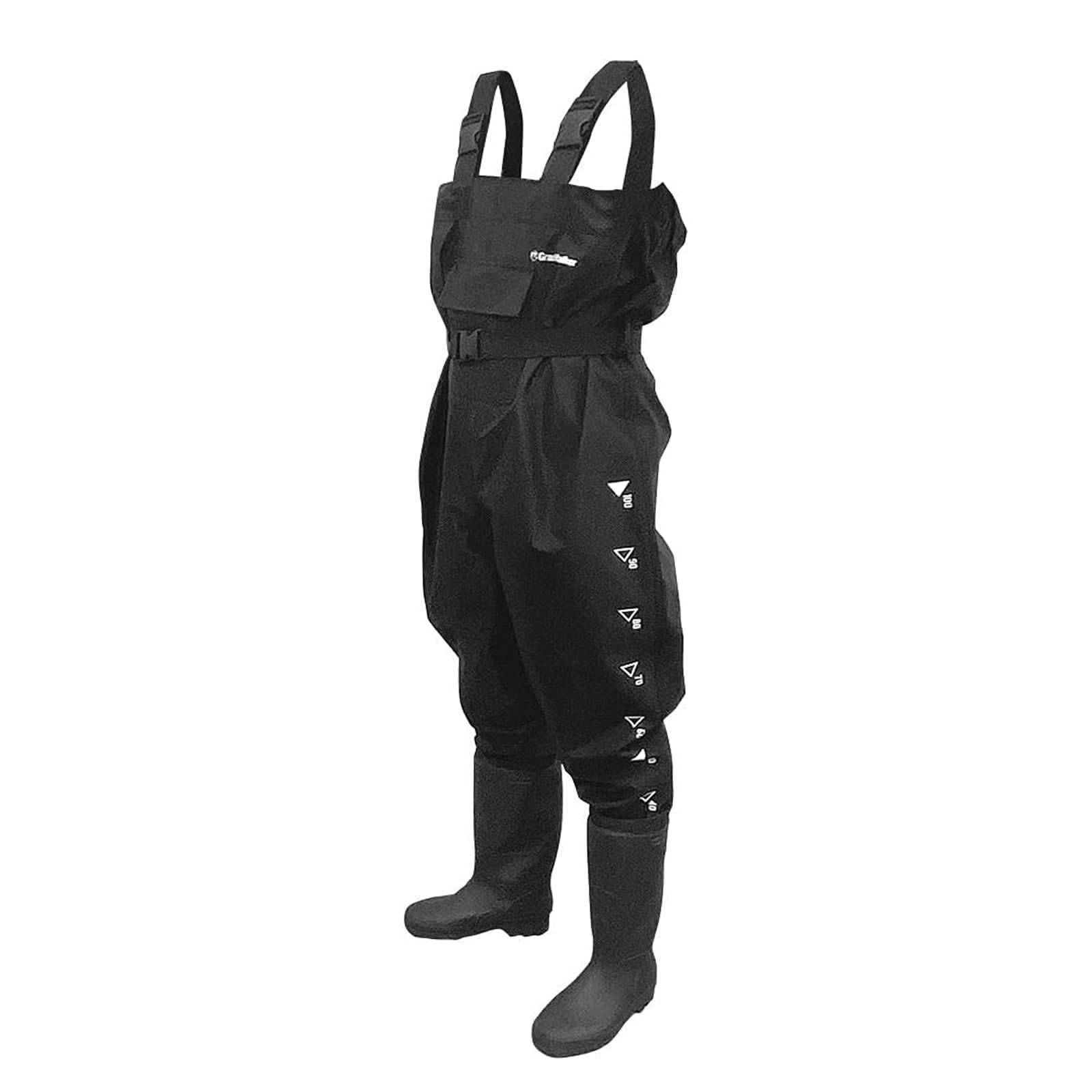 Fishing chest high radial fishing disaster prevention BK S M L XL 2XL Grand Walker size radial waders, waders, sole, shoes, waterproof, goods, (S svart