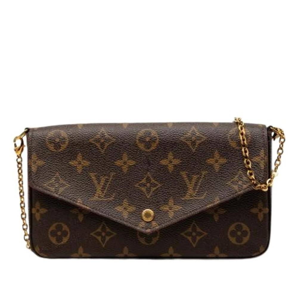 Louis Vuitton Vintage Pre-owned Pochette Pouch - Vintage - Dame - Brun - ONE SIZE - Uld
