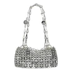 Rabanne, Taske, Dame, Grå, ONE SIZE, Uld, Sac a Main Skuldertaske