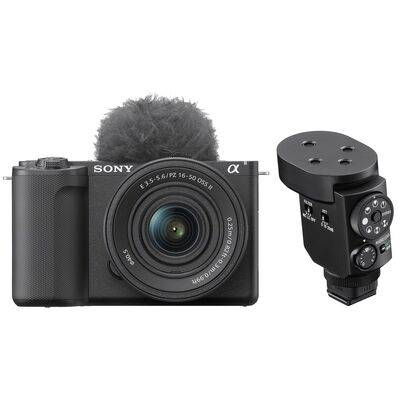 Sony Vlog camera Alpha ZV-E10 II + SEL 16-50mm PZ OSS II + microphone ECM-M1