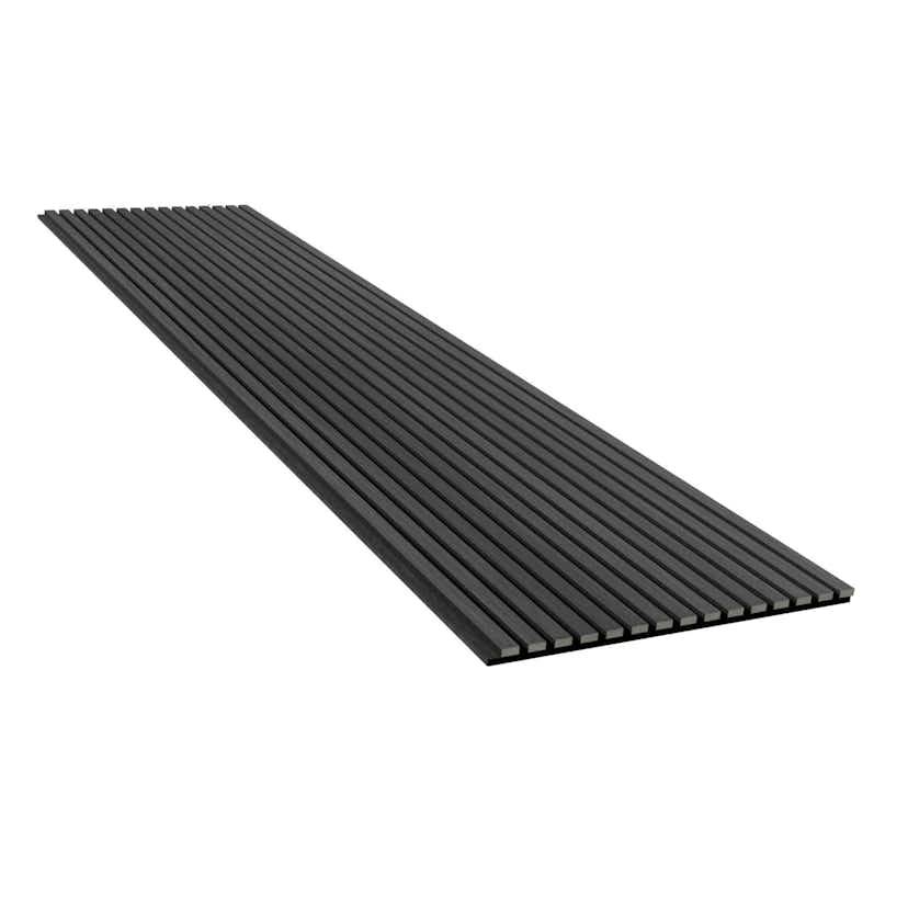 Evella V40L akustikpanel i svart ek med träfaneryta 2800x600