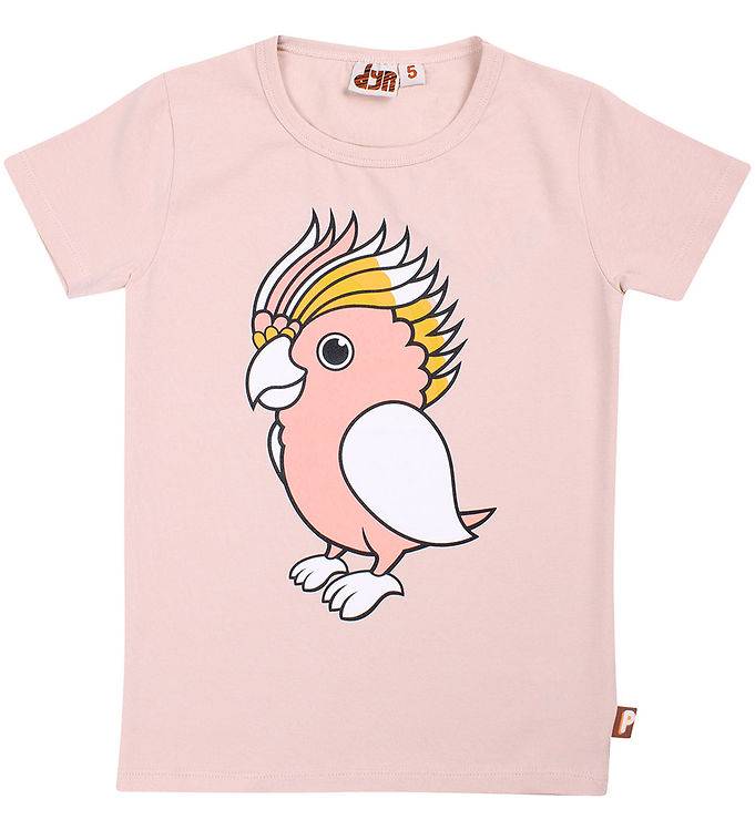 DJUR T-shirt - AnimalGrowl T - Lt Rose Papegojägare - DYR - 3 år (98) - T-shirt
