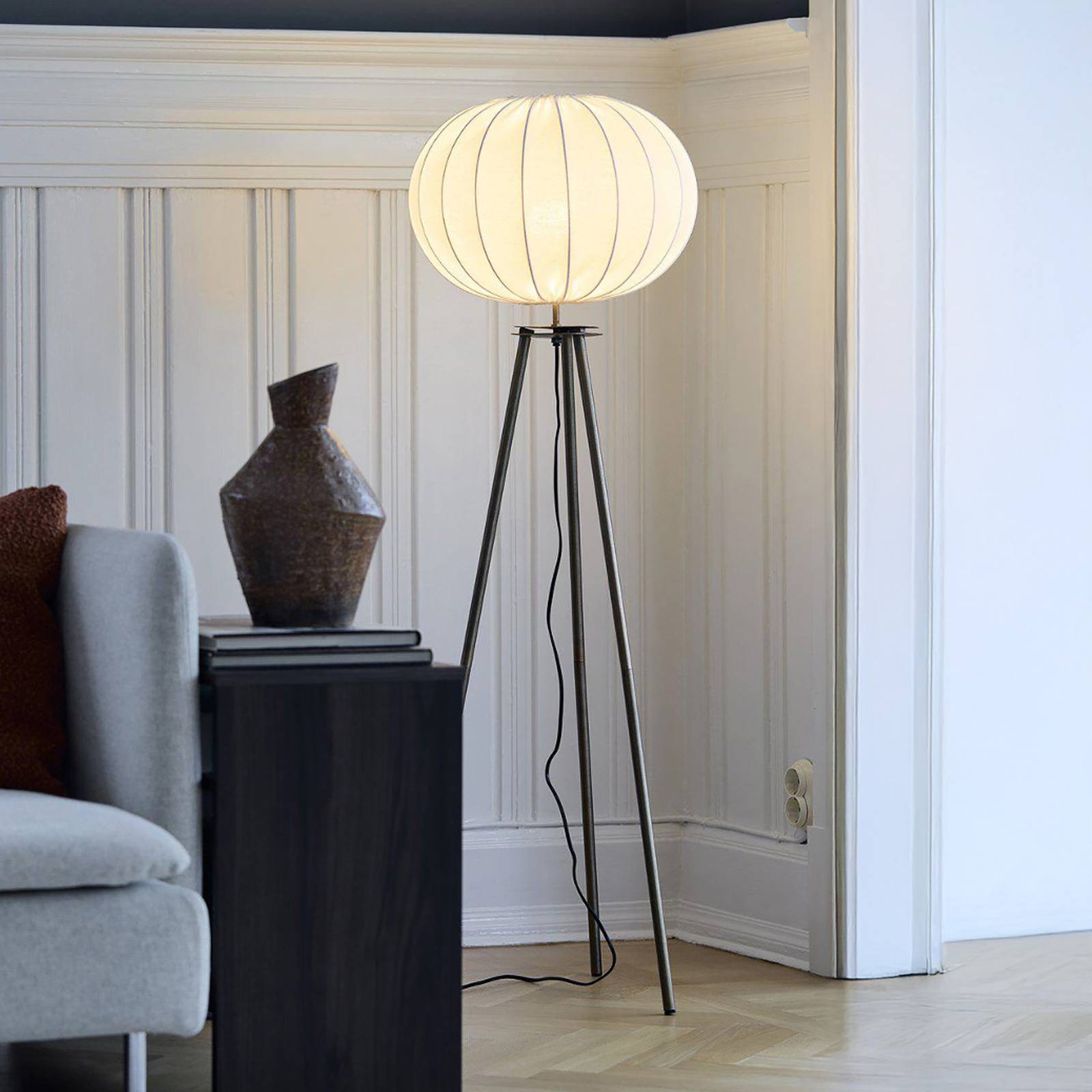 PR Home Golvlampa Base, Brun / mässing, Vardagsrum / matsal, Metall, Golvlampa