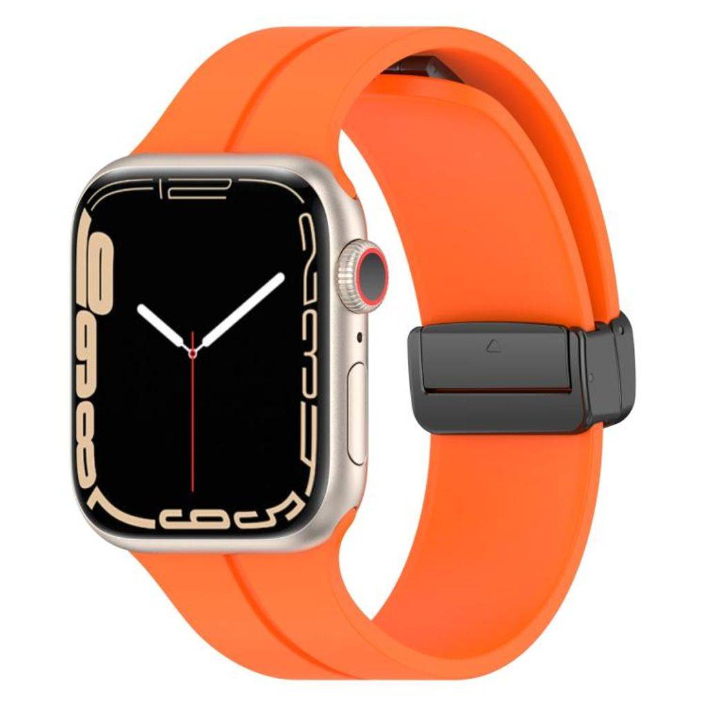 Apple Watch 42mm/41mm/40mm/38mm Urrem Silikone - Orange
