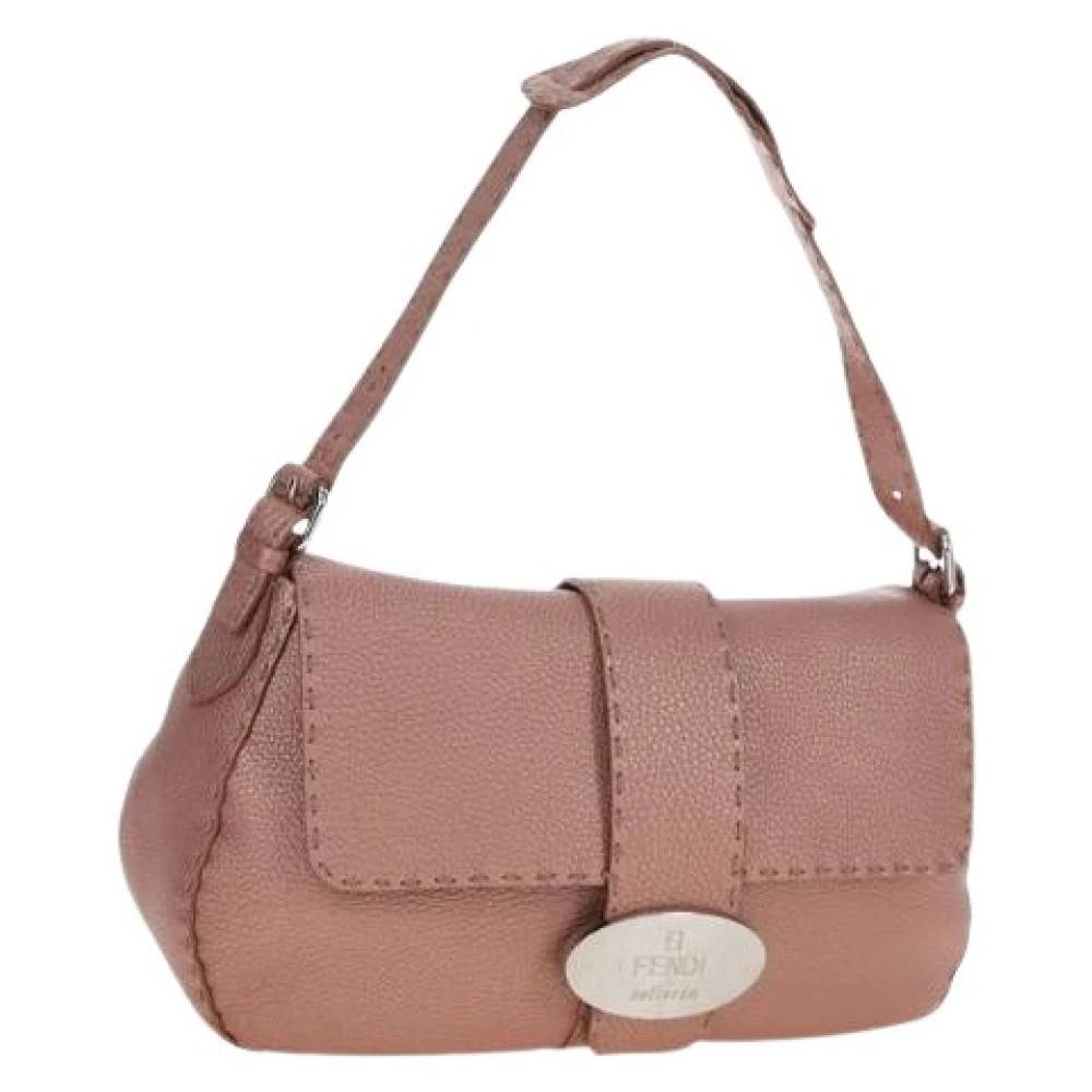 Fendi Vintage Pre-owned Laeder fendi-tasker - Vintage - Dame - Lyserød - ONE SIZE -