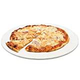 BBQ-Toro pizzastein rund I Ø 38 cm stenplatta för pizza och flamkakor I Cordierit sten för grill, för ugn, för gasolgrill