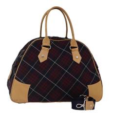 Burberry Vintage Burberry Boston Bag Stl. - Burberry Vintage Från Magasin - Red (W 43cm x H 30cm x D 18cm)