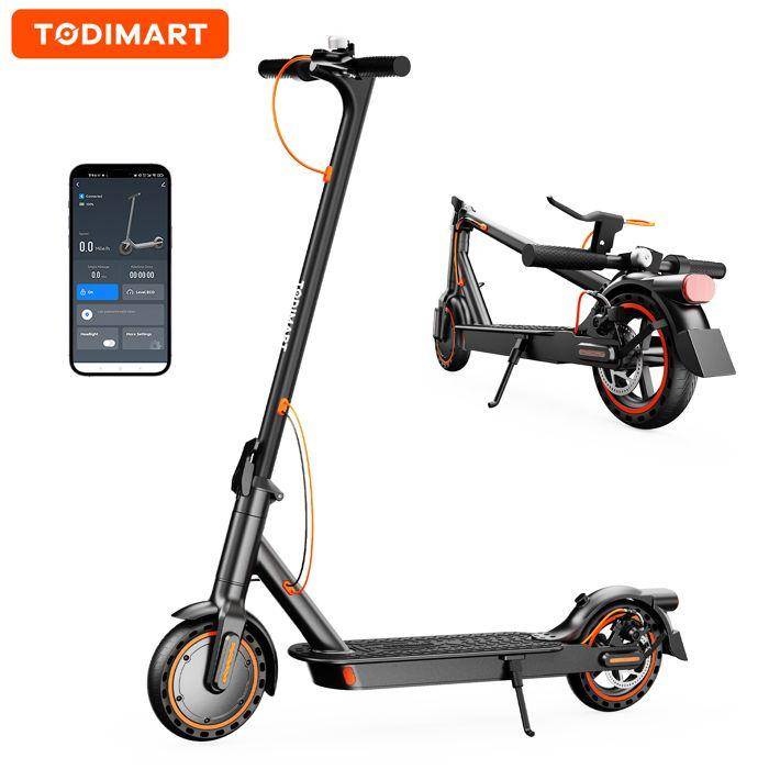 Elsparkcykel, Räckvidd 30 km, 25 km/h, Motor 350W, Hjul 8,5 , Skivbroms, LED-display, TODIMART