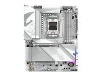 AORUS X870 ELITE X3D ICE - Moderkort - ATX - Socket AM5 - AMD X870 Chipuppsättning - USB-C 3.2 Gen 2x2, USB4, USB 3.2 Gen 1, USB 3.2 Gen 2 - 5 Gigabit Ethernet, Wi-Fi 7, Bluetooth - inbyggda grafiken (CPU krävs) - HD-ljud (8 kanaler)