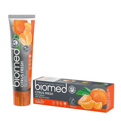 Biomed Citrus Fresh Tandkräm med arginin 100 g