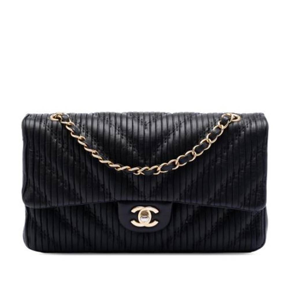 Chanel Vintage - Pre-owned Pleated Leather Shoulder Bag Vintage - Dam - ONE Size - Läder