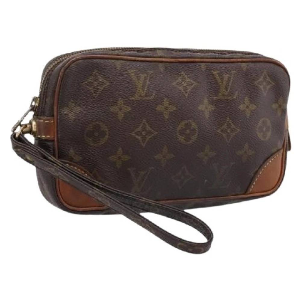 Louis Vuitton Vintage Pre-owned Monogram Clutch - Vintage - Dame - Brun - ONE SIZE - Læder