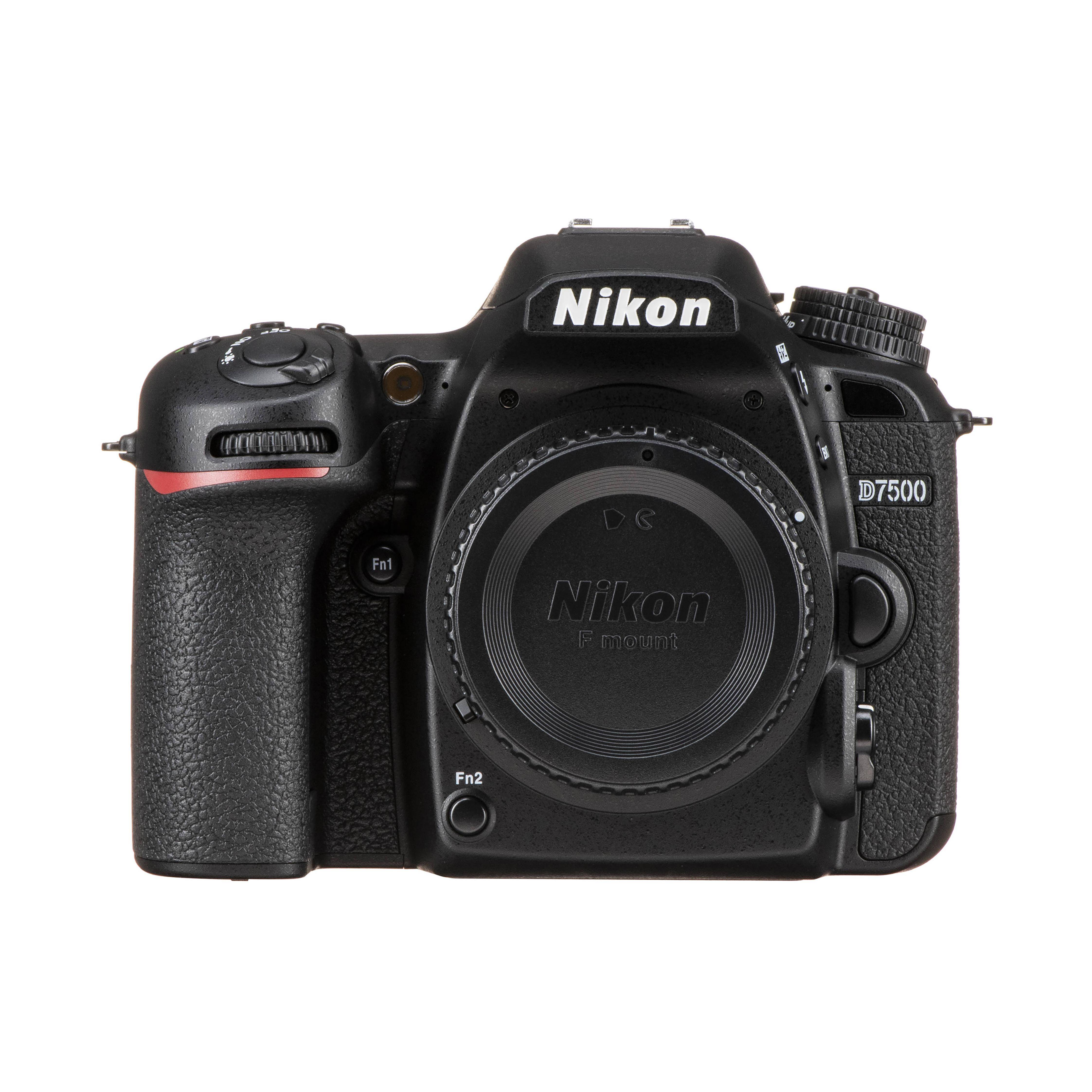 Nikon D7500 DSLR-kamera svart