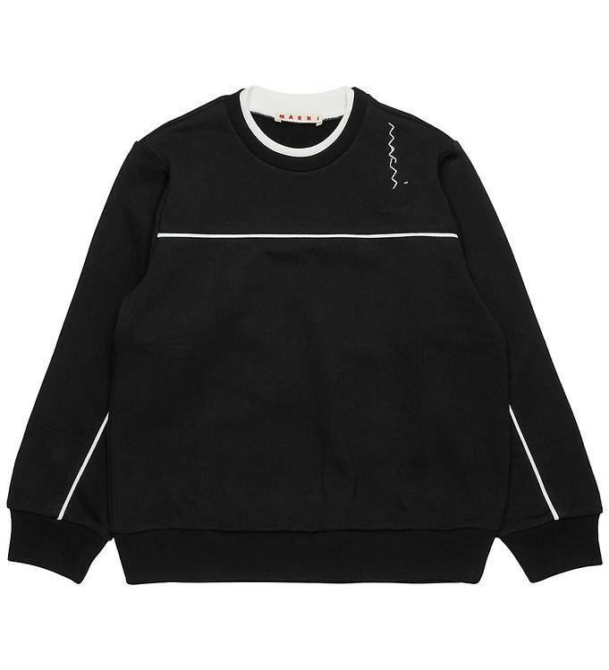 Marni Sweatshirt - Sort m. Hvid - Marni - 14 år (164) - Sweatshirt