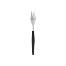 Gense Focus de Luxe Dessertgaffel - Svart/Matt stål - 17cm (17cm)
