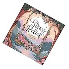 Lugnande målarbok, vuxen målarbok | Lättande rolig stressavlastningsbok | Bekräftelse målarbok, lätt mindfulness journal för lugnande män, tonåringar