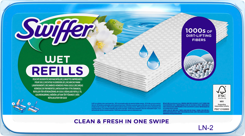 Swiffer Floor Wet refill 20/fp