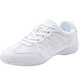 Cheerleading, skor för flickor, Cheerleading, sneakers, skola, yoga, gymnastik, träningsskor, Vitt, 32 EU