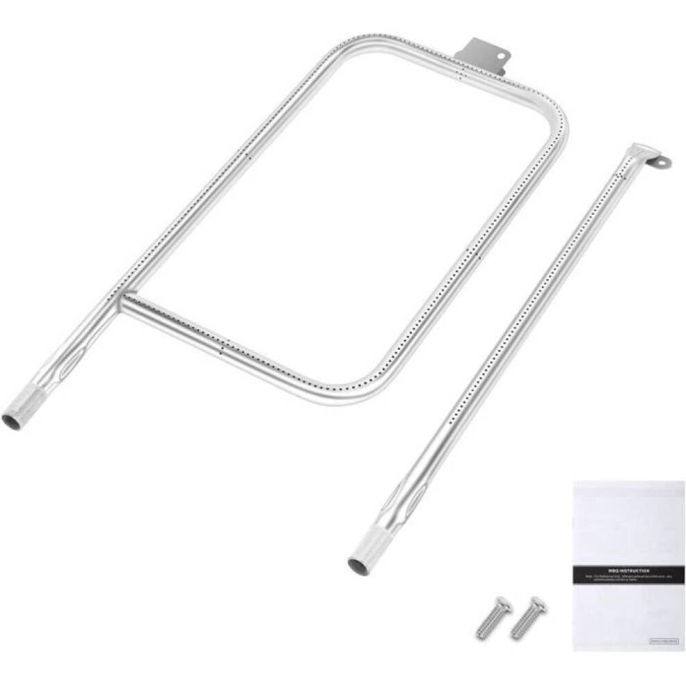 Brænderrør 65032 til Weber Q300-serien grill, 61,7 cm x 26,5 cm, rustfrit stål, reservedele og tilbehørssæt...