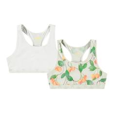 Molo Toppe - 2-pak - Jade - Cherries White - Molo - 11-12 år (146-152) - Undertøj