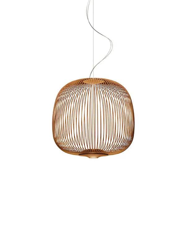 Spokes 2 Pendel fra Foscarini Lille / Kobber / LED - med lysdæmper - Jacobsen Plus