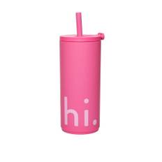 Travel cup with straw 500ml with soft coating - CHPIHI