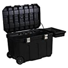 Stanley Werkzeugbox (96,2 x 59,1 x 57,8 cm, robust und mobil, 190l Stauraum, belastbar, Koffer mit Metallverschlüssen, Box mit herausziehbarem Handgriff) 1-93-278