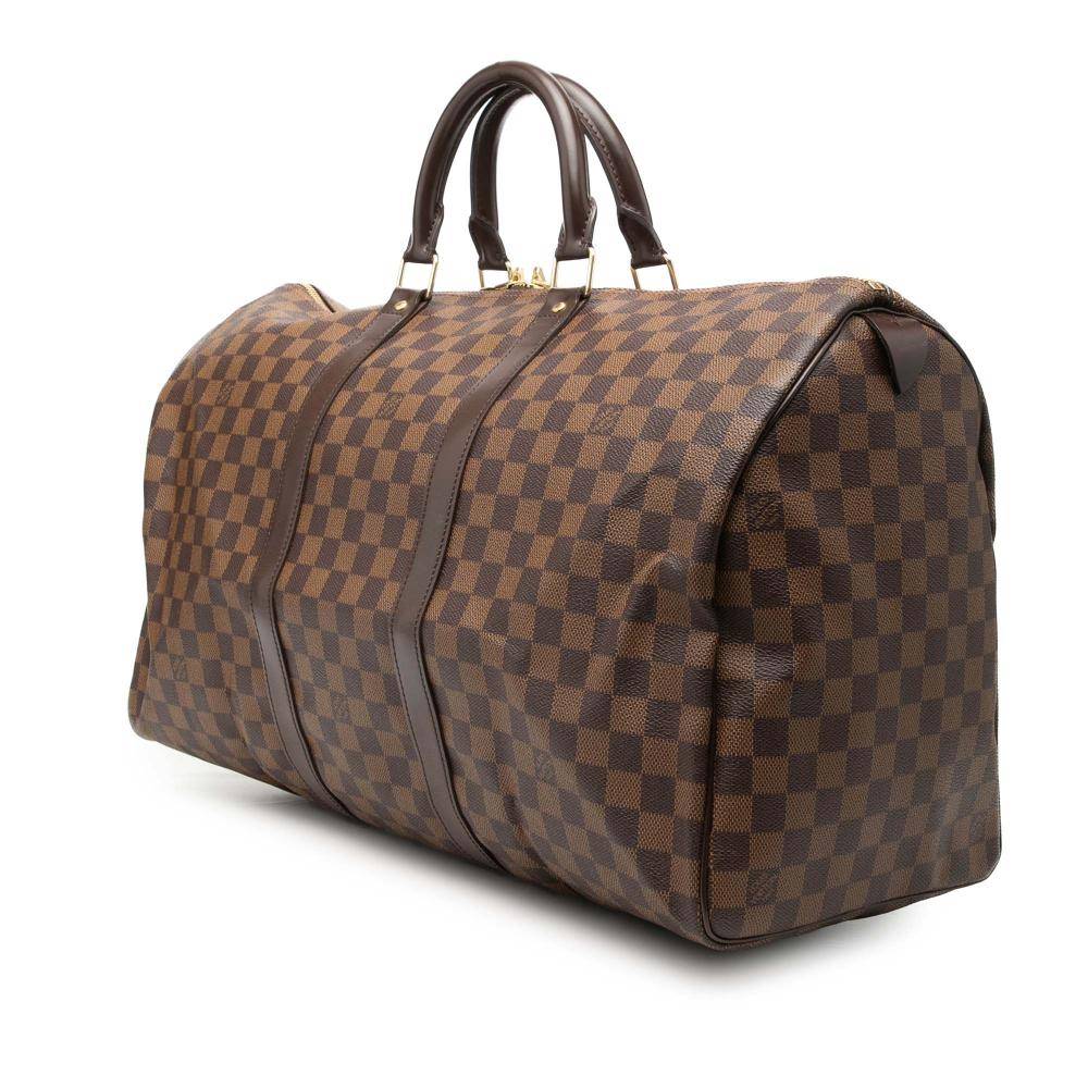 Louis Vuitton Vintage Louis Vuitton Keepall L 28.50cm x W 50cm x D 22cm - Håndtasker hos Magasin.