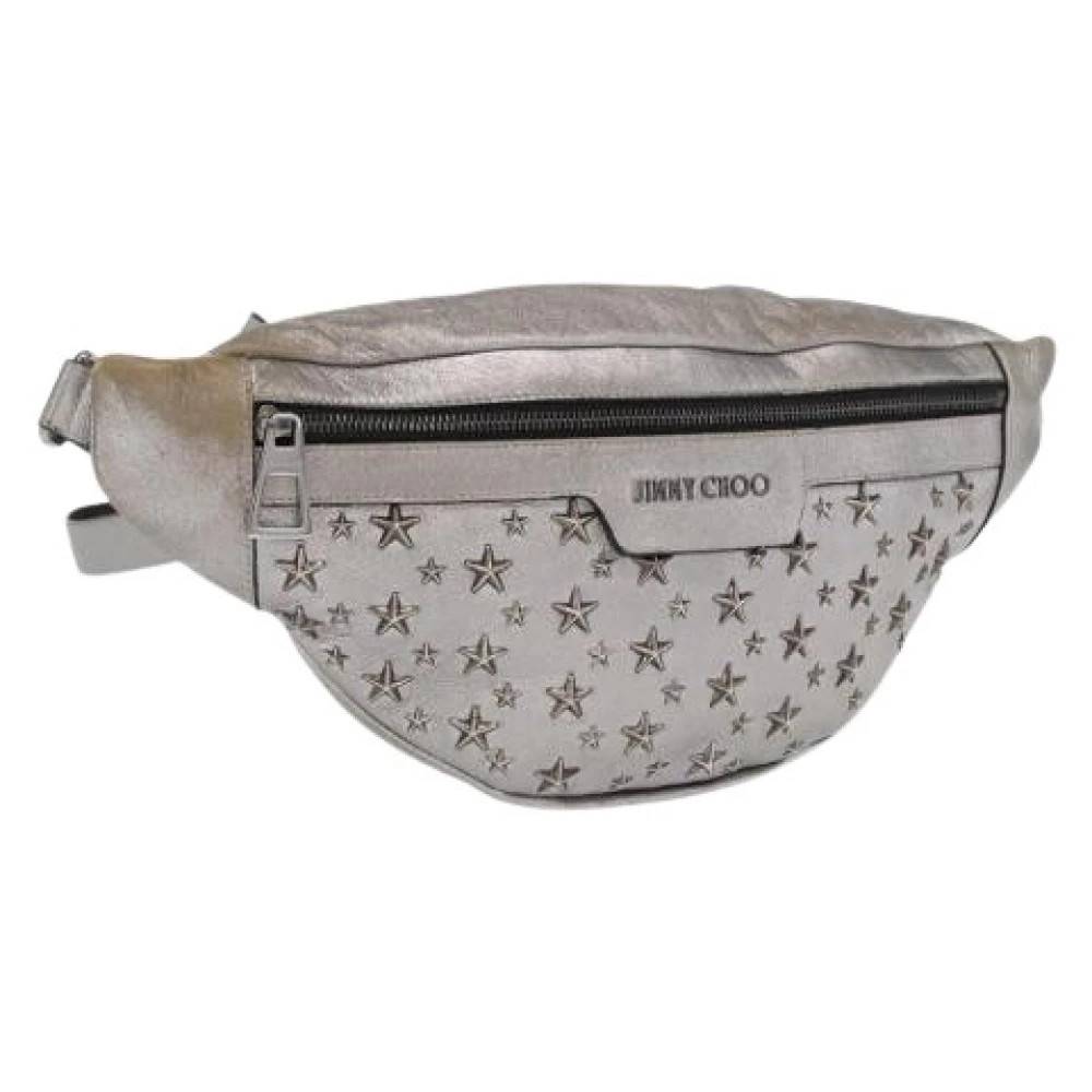 Jimmy Choo Pre-owned Pre-owned Body Bag - Vintage - Dame - Grå - ONE SIZE - Uld
