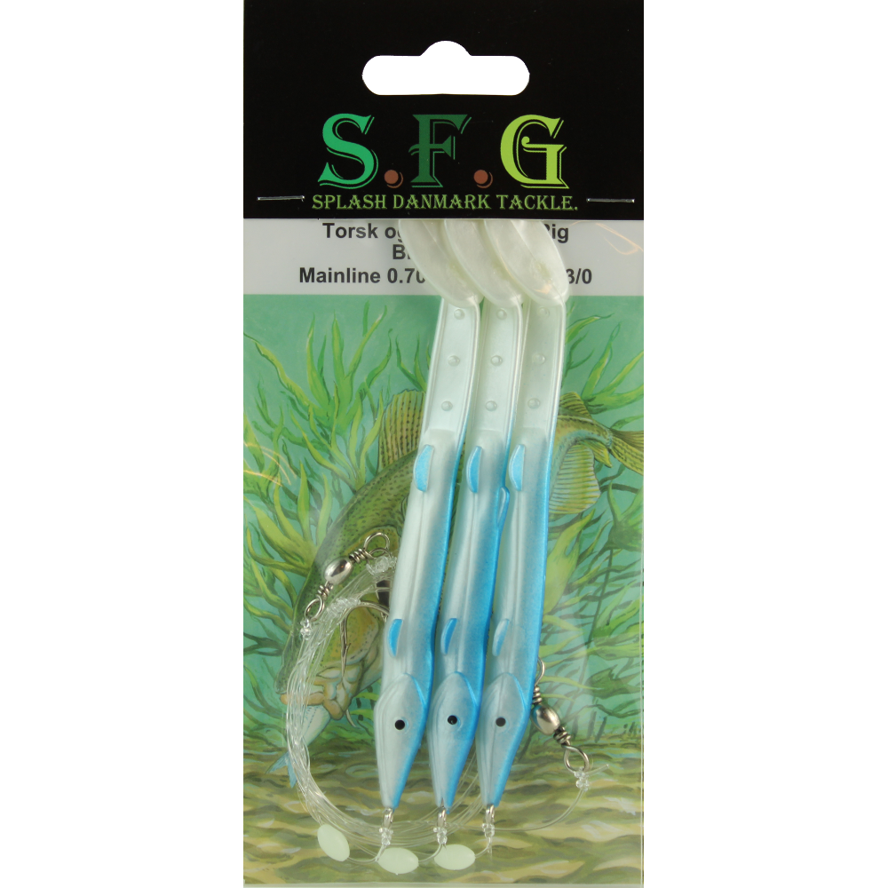 S.F.G Sandeel Rig - Hvid/Blå