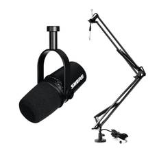Shure MV7+ Podcast mikrofon – stativ bundle