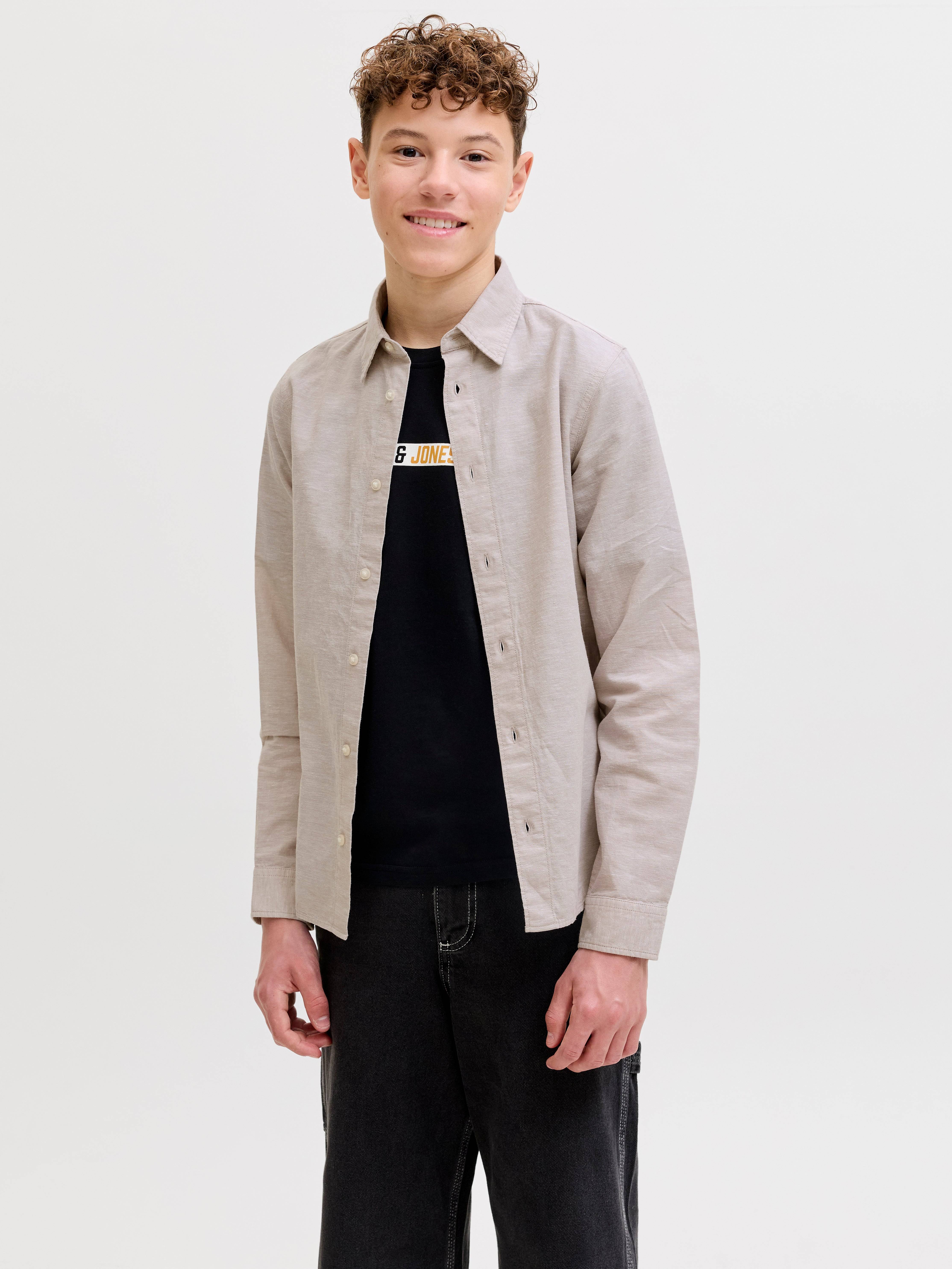 Skjorta Boys - Beige - 128