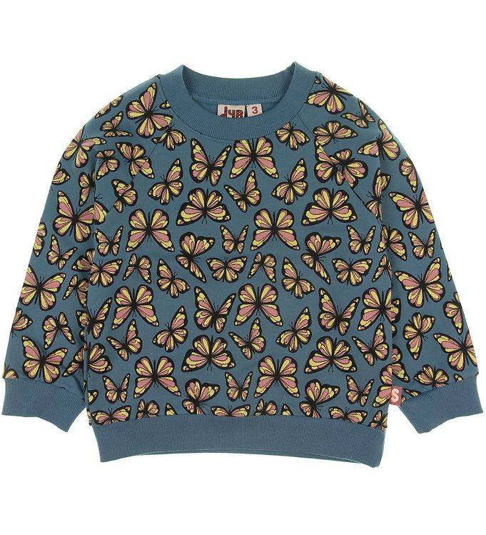 DYR Sweatshirt - Bellow - Grey Steel Flutter - DYR - 2 år (92) - Sweatshirt