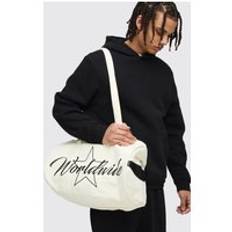 Duffelväska I Canvastyg, Black - ONE SIZE
