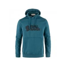 Fjällräven Logo Hoodie M Deep Sea