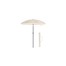 Beige 2m Parasoll UPF 50+ med Bärväska