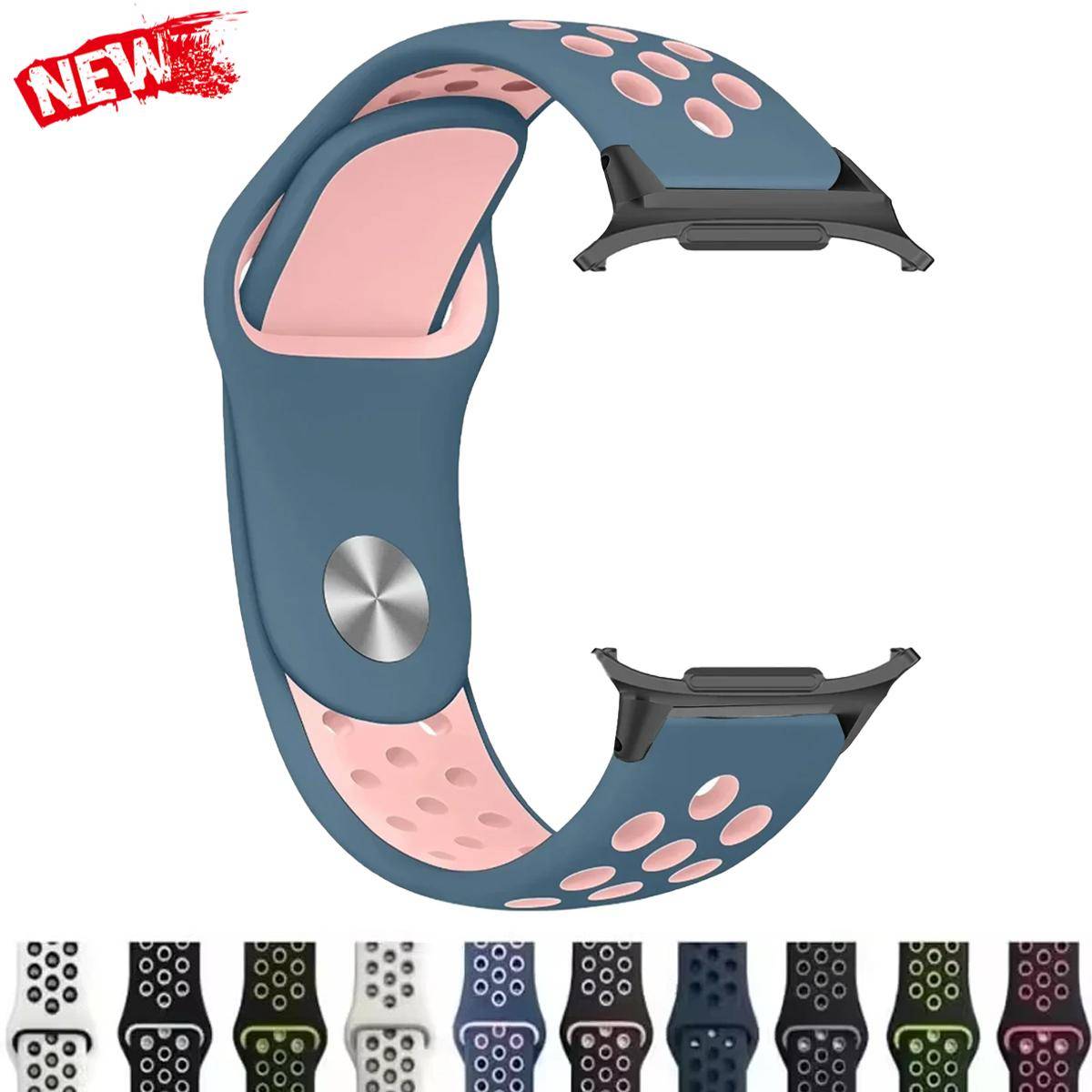 Sportarmband för Samsung Galaxy Watch 8 40mm/44mm 8 Classic 46mm Klockarmband Armband armband correa Galaxy Watch 8 Tillbehör blue