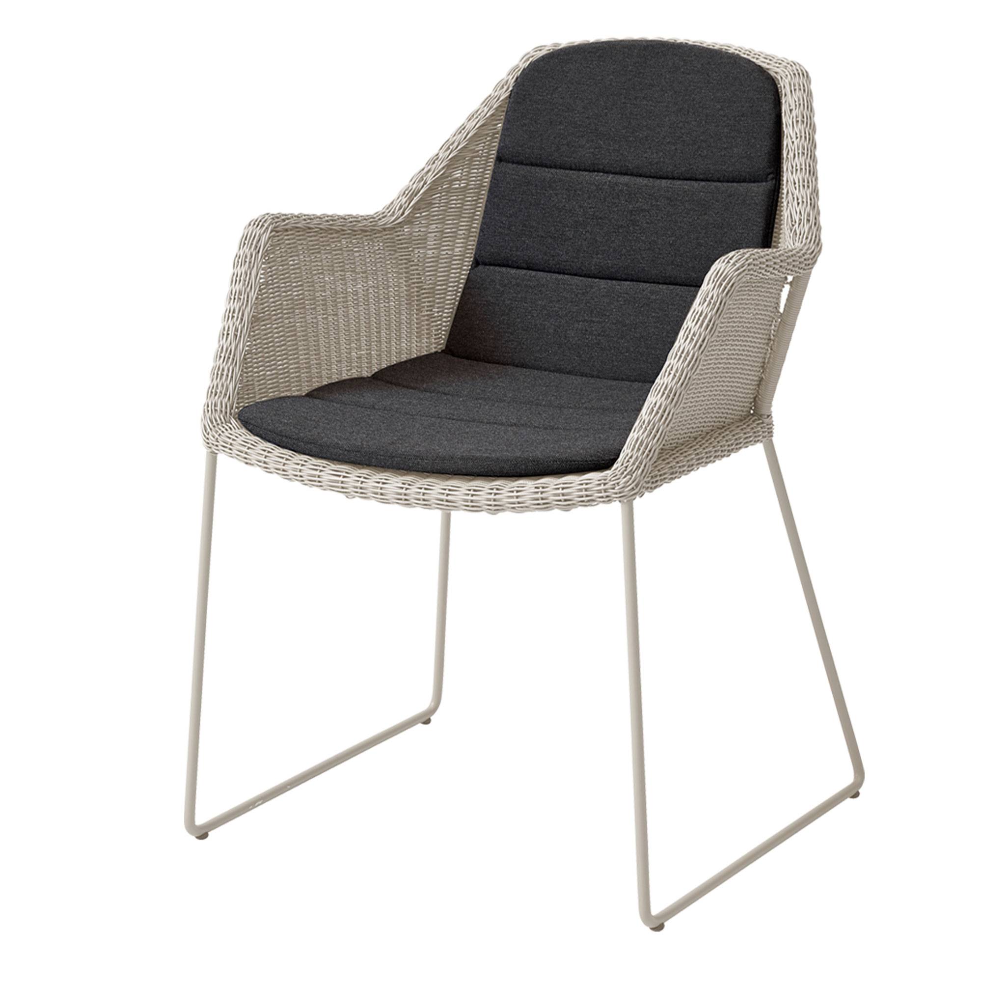 Cane-line Breeze Stol, Sand, m/meder Black, Cane-line Natté.