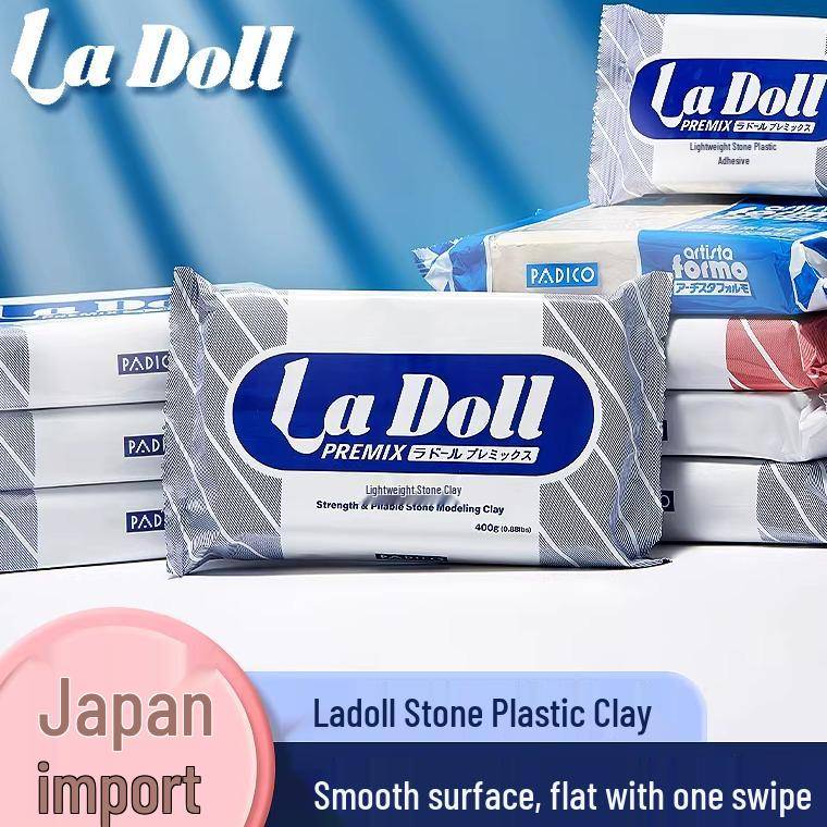 Ladoll Lufthärdande Stenplastlera för DIY Handgjorda Figurer & Kylskåpsmagneter