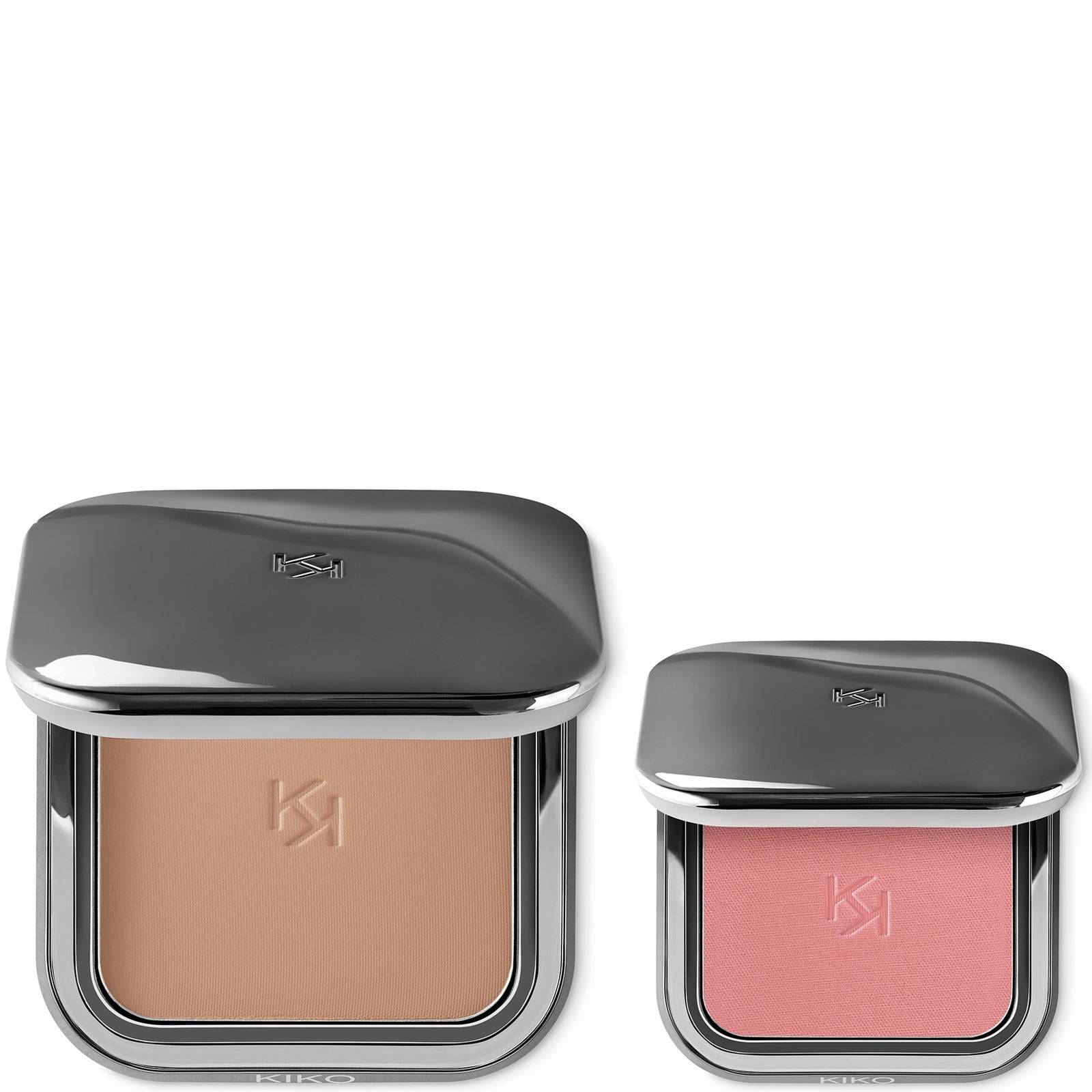 KIKO Milano Exclusive Sun-Kissed Blush & Bronze Duo (Various Shades) - 08 Cold Almond & 10 Warm Mauve