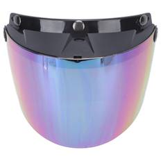 Motorcycle Helmet Lens Metal Button Removable UV Protection Adjustable Motorbike Helmet Visor Lens