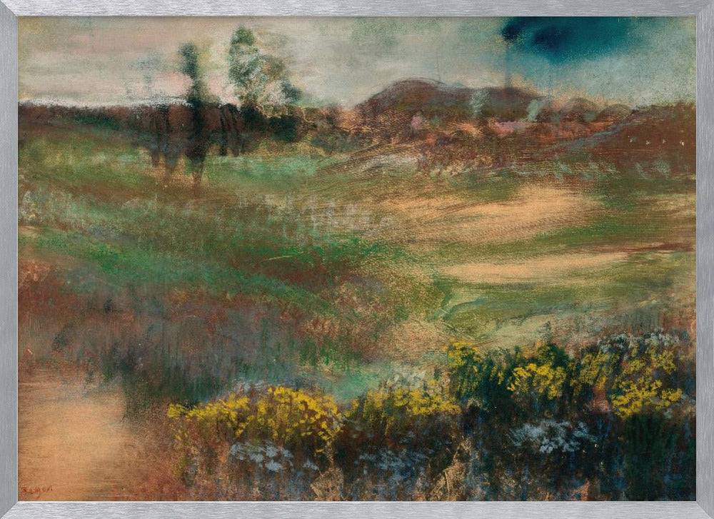 Landscape With Smokestacks - Poster / Art Print