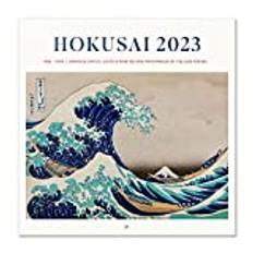 Officiell japansk konst Hokusai väggkalender 2023 12 tum x 12 tum FSC®| 12 månaders planerare | Fyrkantig väggkalender 2023 | Familjeplaneringskalender 2023 | Japan kalender 2023 | Japanska gåvor | +