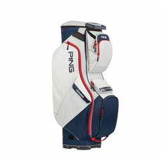 Ping Traverse Cartbag - Platinum/Navy/Red