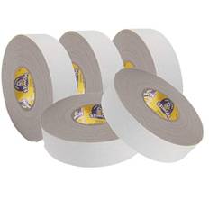Howies 5X Schlägertape Profi Cloth Hockey Tape weiß 25mm f. Eishockey, je 22 m