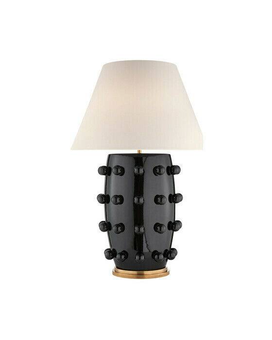 Linden bordlampe sort